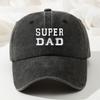 Retro Washed Baseball Cap Curved Brim Hip-hop Hat Letter Printed Hat Outdoor Versatile Casual Fishing Hat Adjustable High-quality