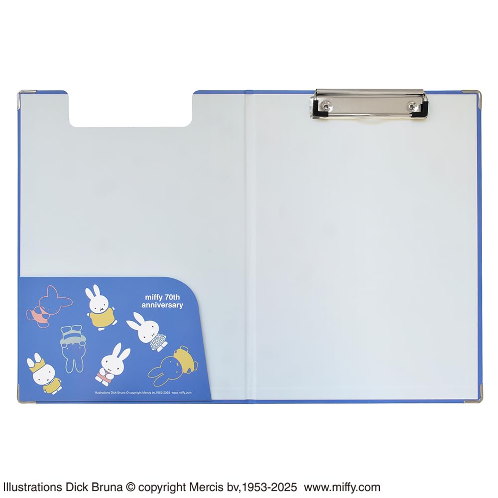 Miffy Clipboard 70th Anniversary Blue [ST-ZMF0059]