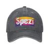 Paulaner Spezi Logo Munich Beer Denim Fabric Cap Casual Baseball Caps Adjustable Hat Summer Unisex Baseball Hats