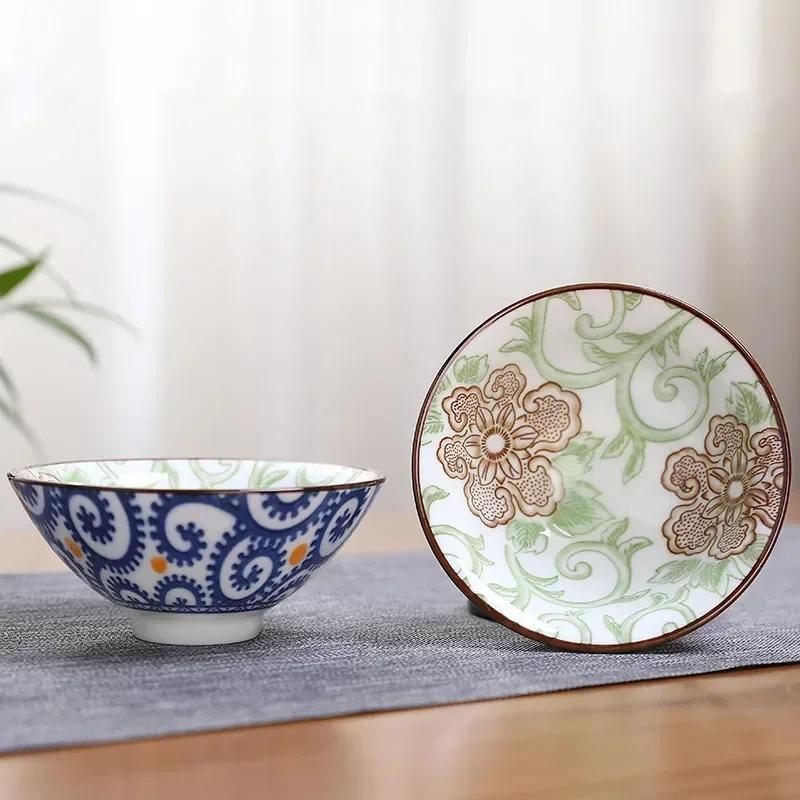1PCS Blue and White Porcelain Cone Teacup Anti Scaling Hand-Painted Ceramic Tea Bowl Travel Meditation Cup Chinese Tea set 70ml
