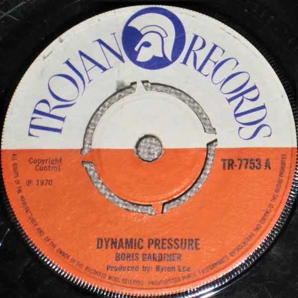 

7inch Record BORIS GARDINER Dynamic Pressure Reggae Me Dis R TR7753 Trojan Records 1970 UK Reggae Ska Dub Used