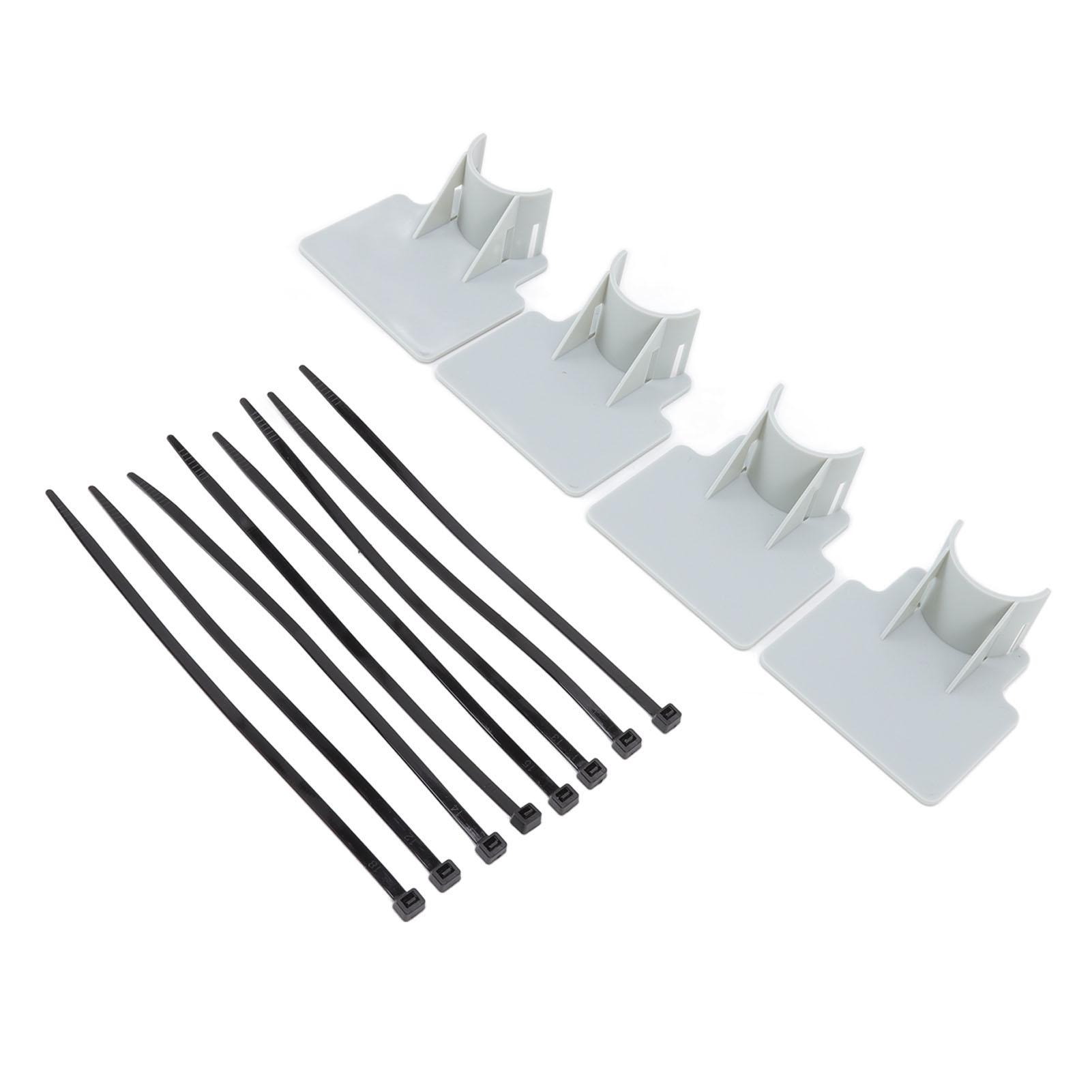 

Swimming Pool Pipe Holders Adjustable Design Sturdy ABS Easy Installation Swimming Pool Hose Support Brackets Gray серый