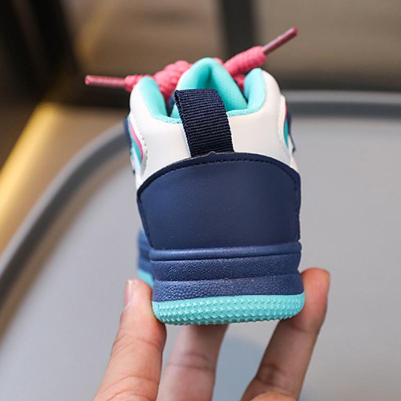 Весенние новые повседневные туфли для мальчиков и девочек с однотонной подошвой — фото 12