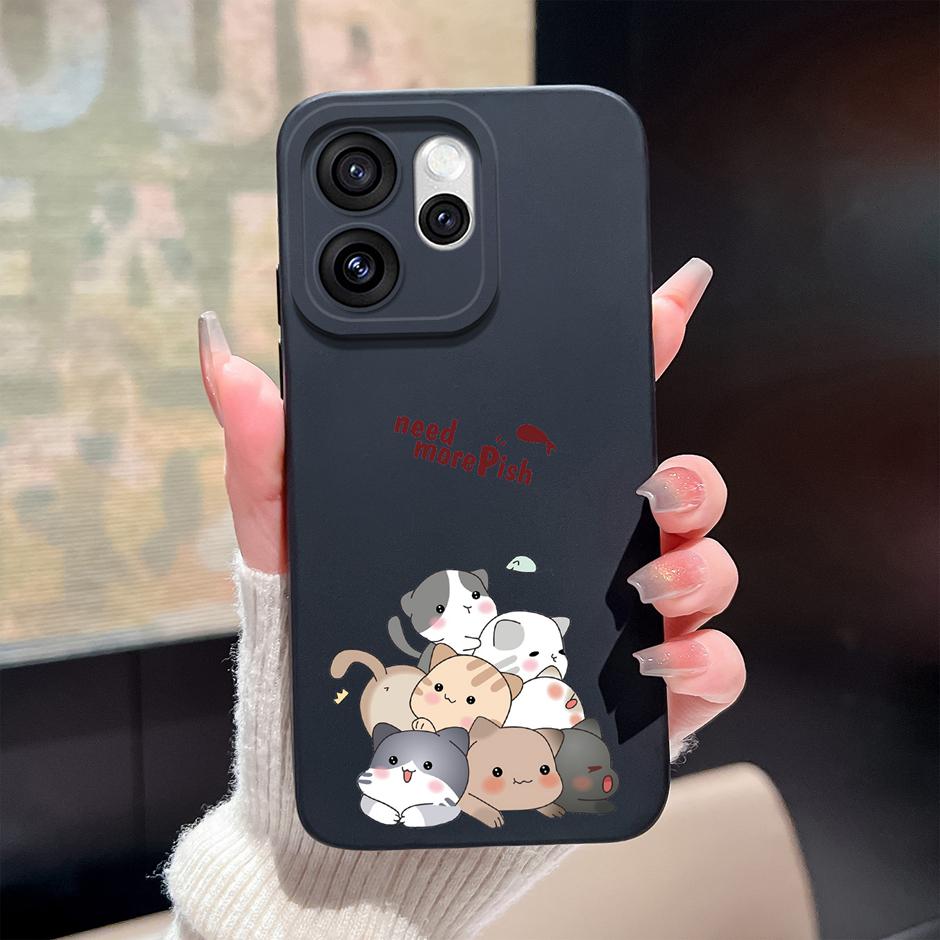 Case For Oppo Reno15 Pro Reno15F Cute Cartoon Dinosaur Silicone Protective Bumper Cover For OppoReno15 15Pro Anti Scratch Fundas