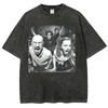 HP and Breaking Bad  Retro Washed Prue Cotton T-shirt Men Women Gothic Rock Oversized T Shirts Tops Streetwear Men Clothing