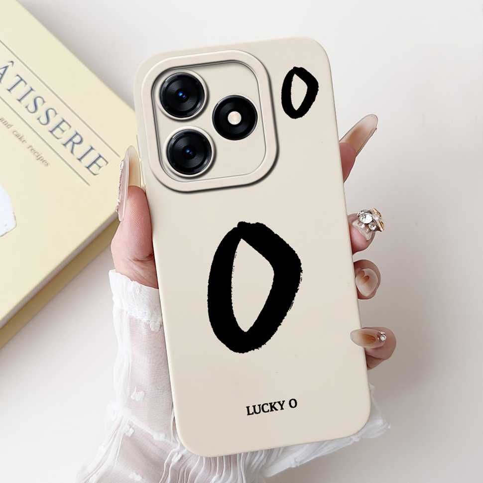 For Realme Note 50 Case RMX3834 Cute A-Z Letters Cover Soft Silicone Casing For Realme Note 50 Note50 Fundas Capa