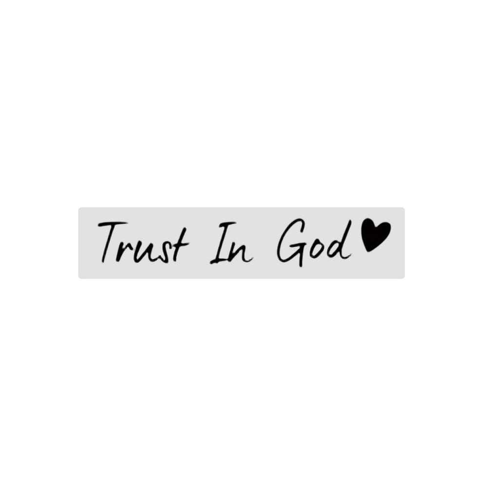 Car Stickers,Cars Decals, Trust In Gods Rearview Mirror Sticker,Trust In Gods Mirror Decals,Suitable For Most Cars, Trucks, Motorcycles, SUVs