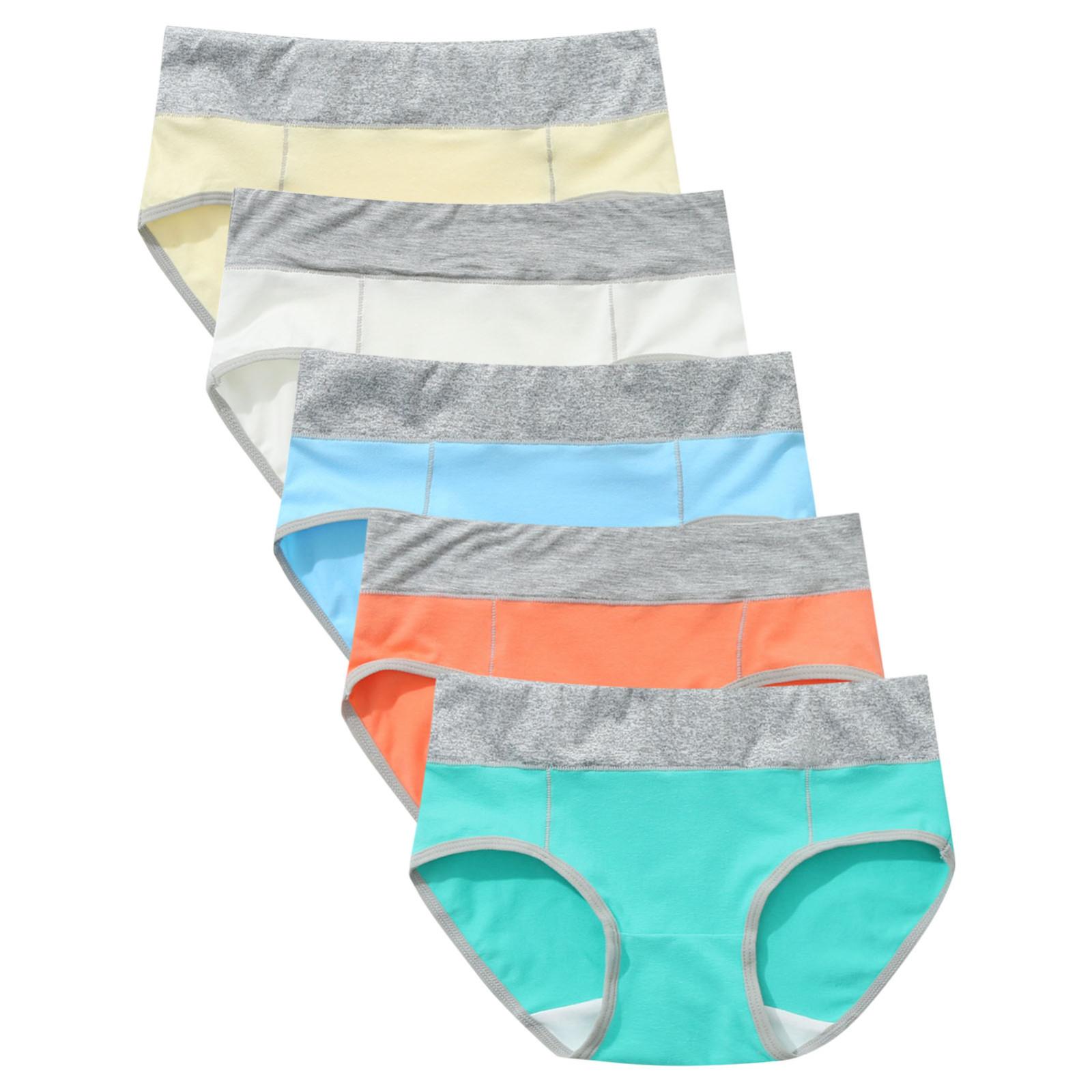 

(SU)5 шт. женские лоскутные трусы, нижнее белье, трусики, бикини L