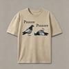 Pigeon English Slogan Crew Neck Short-sleeved Men's Street Style T-shirt