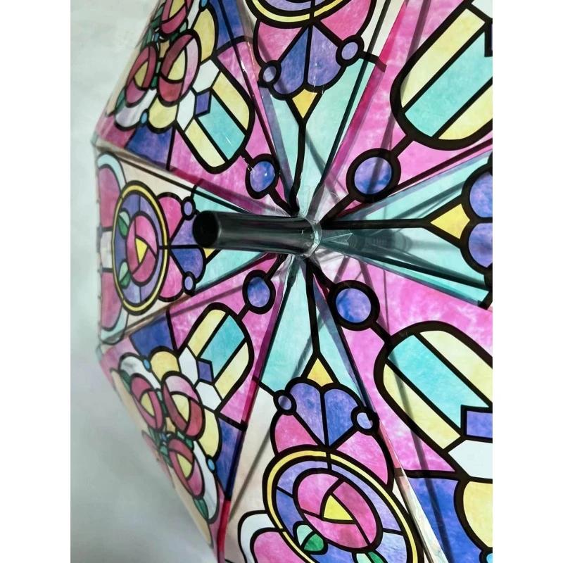 Clear Bubble Umbrella Wind proofRain Proof Canopy Church Glass Umbrella for Weddings,Proms or Everyday Protections
