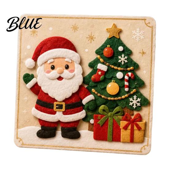 Handmade Christmas Gift Making Kits DIY Felt Craft Kit Gnome Santa Sticker Art No Sew for Beginners Fabric Reindeer Penguin Decoration Crafting