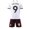 2023/2024 Man City Haaland Kids Football Kit Party Chili White Sportswear Children's Day Gift Polyester