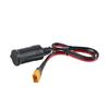 30A XT60 Male to Female Car Charger Socket Adapter Cord Wire for Car Outlet Waterproof and Dustproof Design