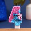 Lilo and Stitch Candle Number 0-9 Anime Digital Stitch Angel Children Themed Celebration Candles Infant Shower Celebration Gifts