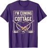 Ich komme zur Cottage-Romantik Hockey-Shirt Paare T-Shirt