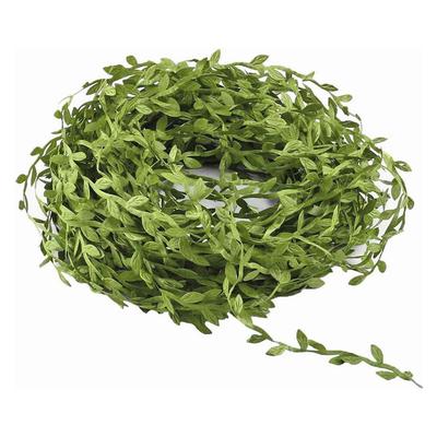 10/20 Metri Foglie di Seta a Forma di Foglia Fatte a Mano Foglie Verdi Artificiali per Decorazioni di Matrimonio Ghirlanda Fai-da-te Regalo Artigianato Scrapbooking Fiore Finto