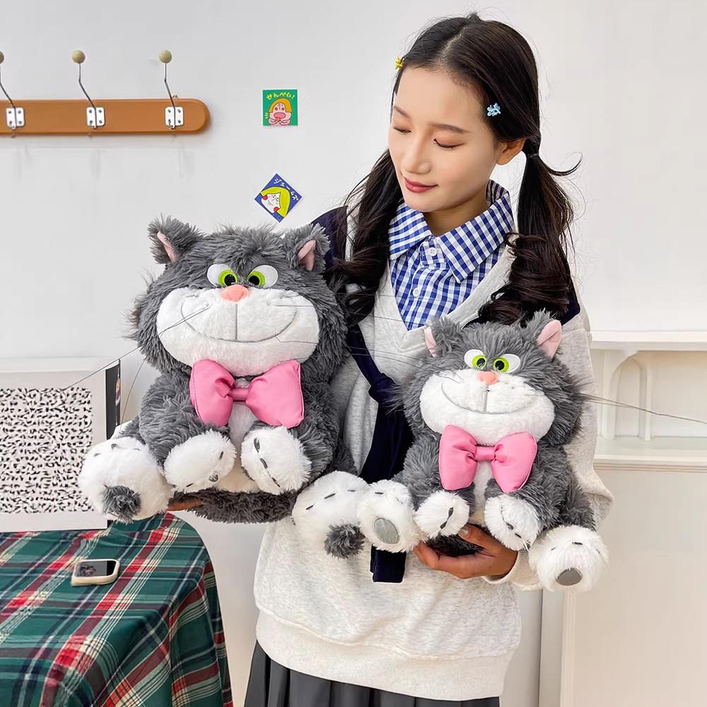 Lucifer Cat Plush Toy With Short Plush Material For Kids And Teens