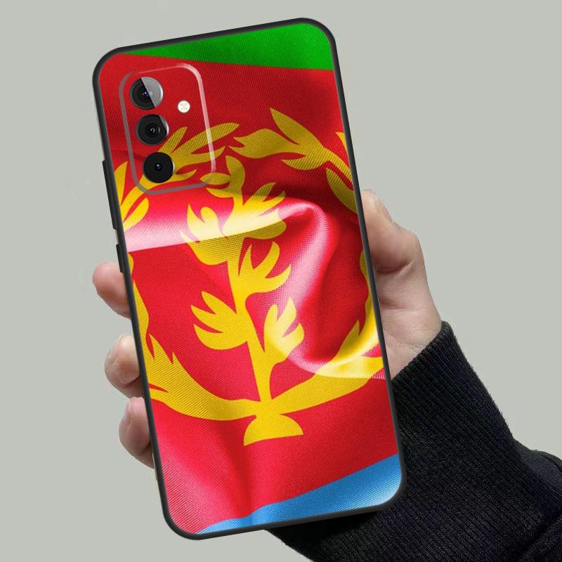 Eritrea Flag Case For Samsung Galaxy A33 A53 A13 A23 A17 A06 A16 A56 A36 A54 A34 A14 A52 A32 A15 A35 A55