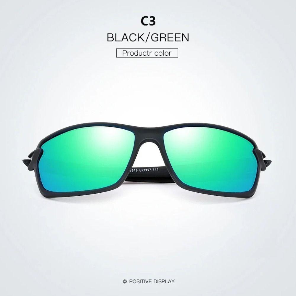 Square Frame Cycling Sunglasses Lightweight Outdoor Sports Glasses  Climbing Skiing