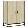 VidaXL Shoe Cabinet Sonoma Oak Engineered Wood and Metal 3300866