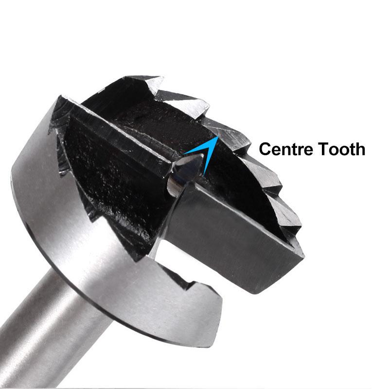 1Pc 6mm-60mm Multi-tooth Forstner Woodworking Tool Hole Saw Hinge Boring Drill Bits Round Shank High Carbon Steel Cutter