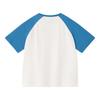 MQD Boys' Raglan Sleeve Colorblock Cartoon T-shirt