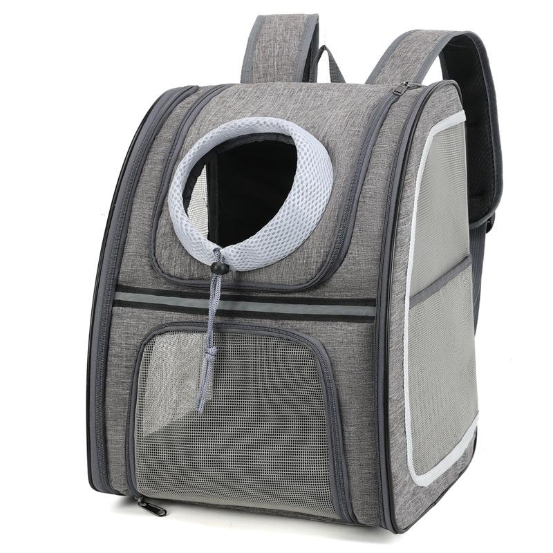 Pet Bag Aviation Can Bring Folding Cat Bag Breathable Large Capacity Cat Dog Outdoor Travel Pet Double Shoulder Cat Bag
