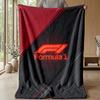 F1 Flannel Fleece Blanket Cozy Warm Throw Blanket For Couch Bed Travel All Season Use