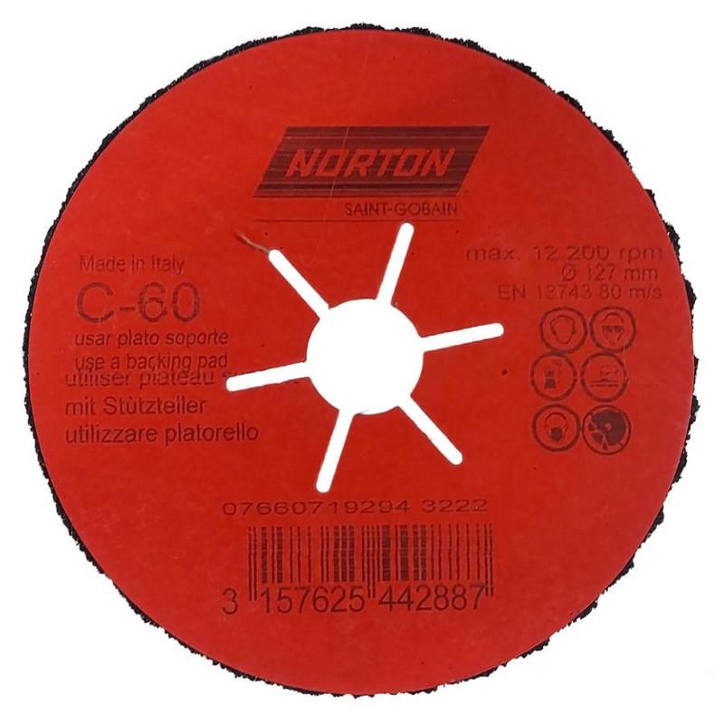 Semi-Flexible Disc Norton Cp Flex 127Mm P.60 - P8 Cp127 60