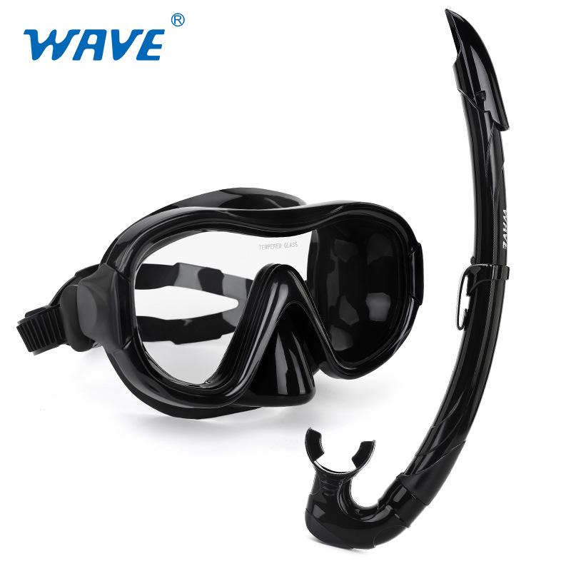 Waterproof Diving Mask & Semi-Dry Snorkel Set
