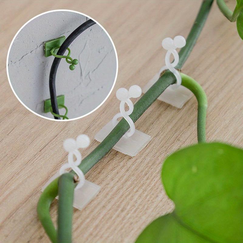 150pcs Wall Clips for Climbing Plants – Green Plant Clips, Wall Plant Holder for Vines, Indoor Plant Clips & Vine Hooks