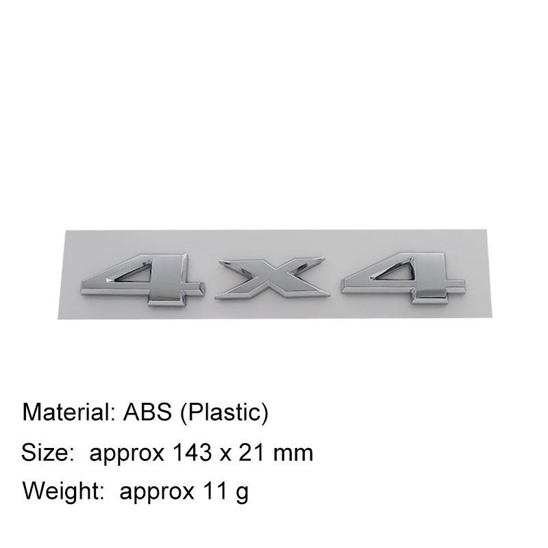

3D Премиум АБС Наклейка с Буквами 4X4 Для Внедорожника, Внедорожный Значок на Задний Бампер, Эмблема Автомобиля на Заднюю Крышку Багажника, Аксессуары, Внешняя Отделка chrome