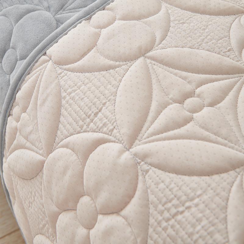 Осенне-зимний новый однотонный плюшевый вышитый супер мягкий диванный чехол для подушки — фото 5