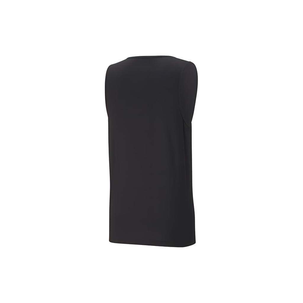 Puma Essentials Tank Letter Print Pattern Round Neck Sleeveless Vest Men Tops Black 586670-01