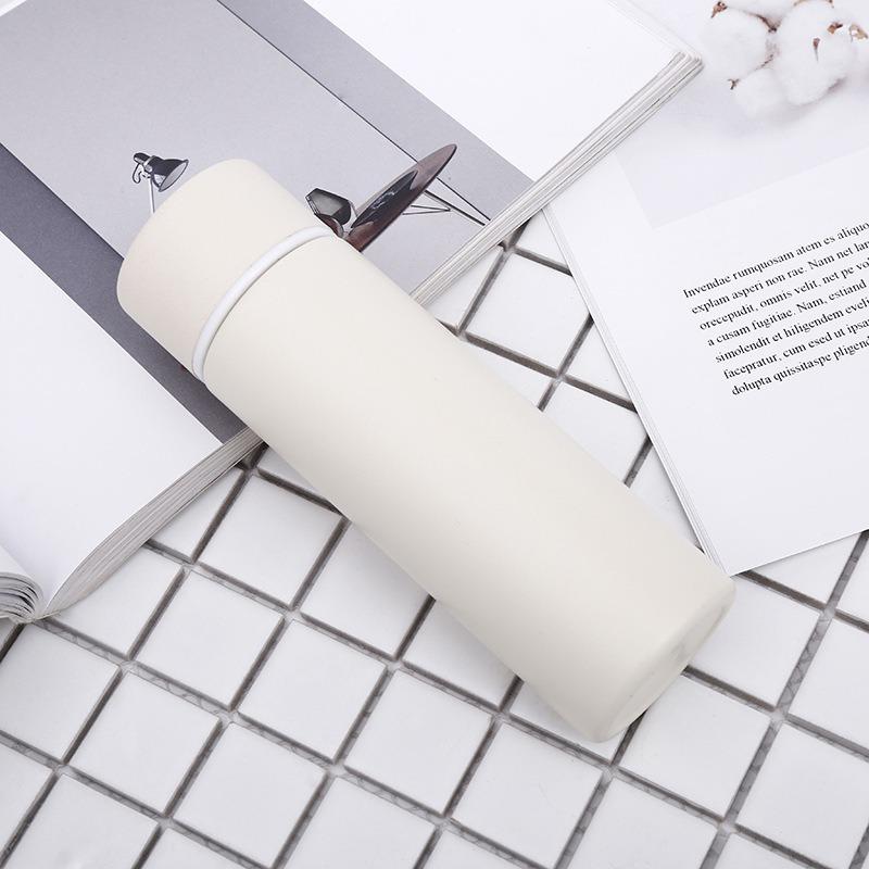Stainless Steel Vacuum Portable Double Layer Travel Thermos Compact Mini Straight Water Cup Home Supplies