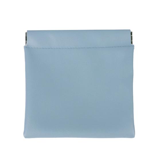 Snap Closure Pouch Faux Leather Mini Cosmetic Bag Waterproof Self-Closing Organizer Pouch for Coin