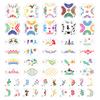 Kit di Stencil per Pittura Facciale, Modelli Riutilizzabili Vuoti per Tatuaggi Facciali e Body Painting, Strumenti Creativi DIY per Disegno per Bambini e Adulti