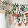 Double Sided Floral Banners With Leaf Pattern For Festival Party Decorations Classroom Event And Family Celebration