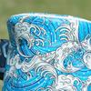 Hawaiian Style Golf Club Cover Sea Wave Tropical Pattern Barrel Driver Headcover Faux Leather Fairway Wood Head Covers Golf Gifts for Men Father