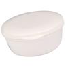 Plastic Soap Case White Soap Dish Round Corner Soap Box  Outdoor Camping