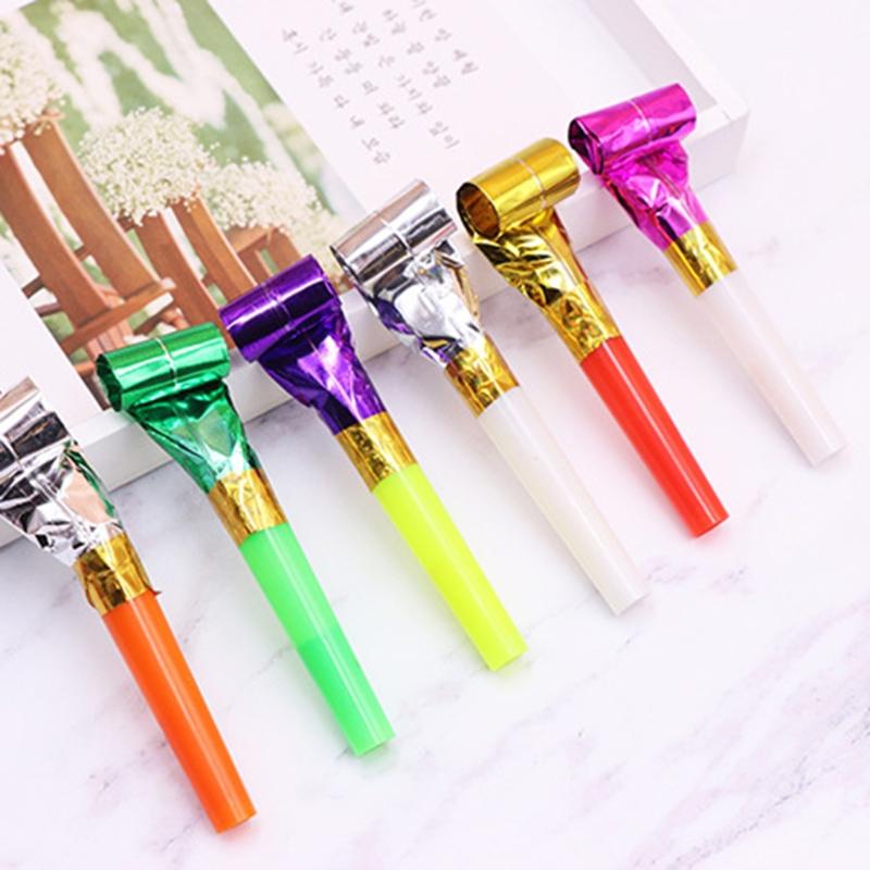 Kid’s Party Whistle Loudly Horn Noise Makers Blowout Whistle for Xmas Indoor Party Outdoor Game Supplies Cheering Squad