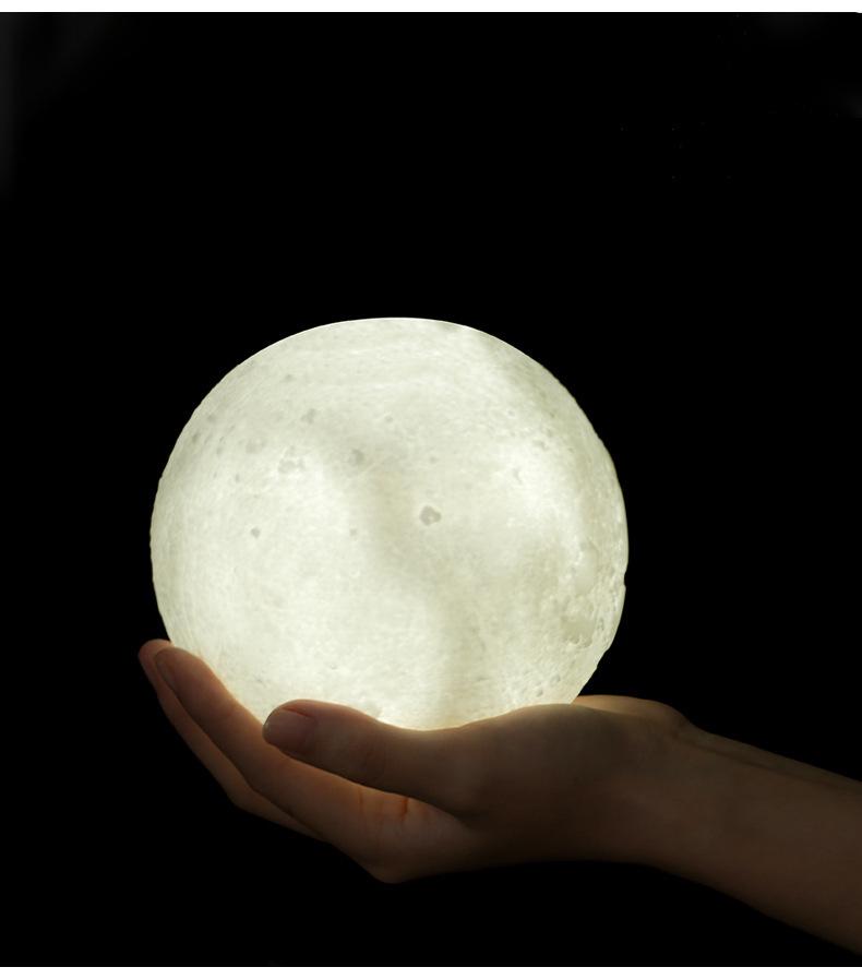 Moon Humidifier: Silent Night Light for Bedroom, Dorm, or Nursery - Ideal for Aromatherapy and Hydration