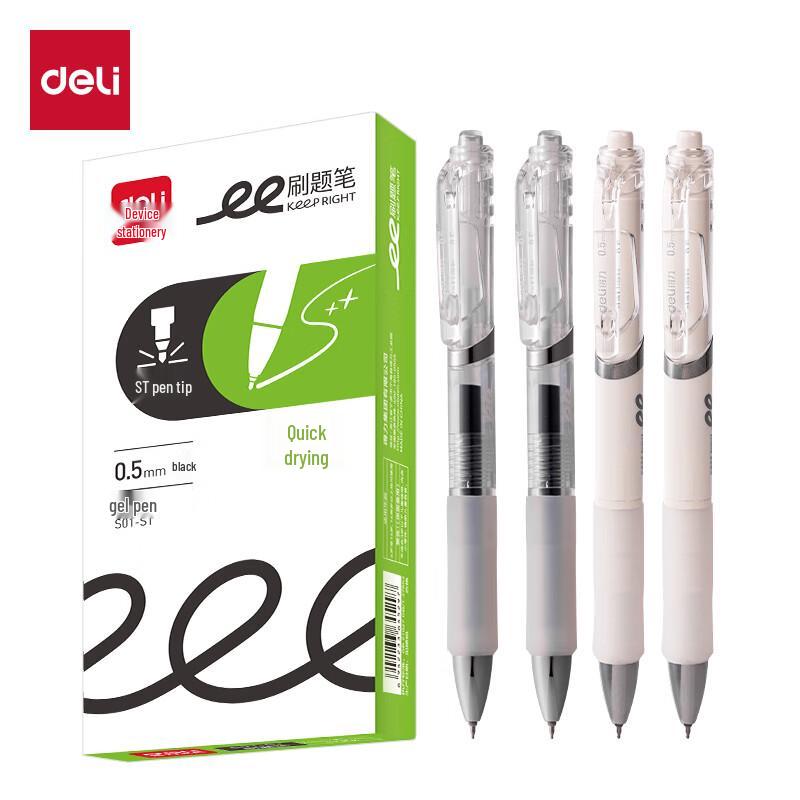 Deli S01-ST Quick-Dry 0.5mm Retractable Gel Pen