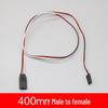 "30-Core Servo Extension Cable for Model Cars and Aircraft, Male to Female, 150/200/300/500mm"
