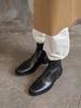 Blanc Sur Blanc [Men] Lyon Ankle Boots Black