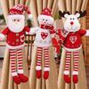 Mingguan 3D Santa Claus Knitted Curtain Tiebacks - Christmas Home Decor
