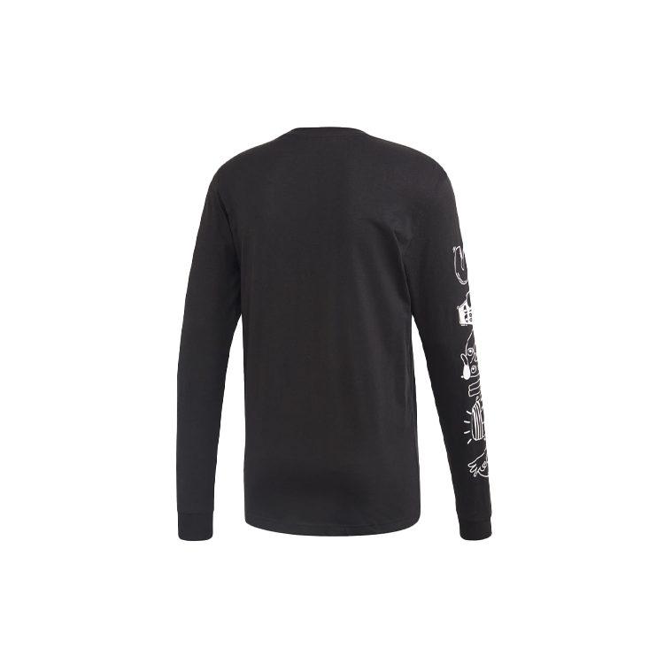 Adidas T Shirts Men's Black Crew Neck Moderate Straight Fit FN1717