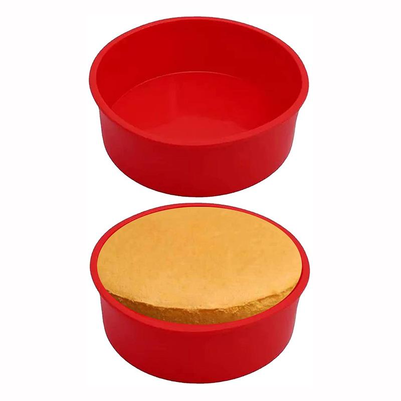 4 6 8inch Round Cake Mold Silicone Molds for Cakes Nonstick Cake Pan Baking Forms Pastry Mold