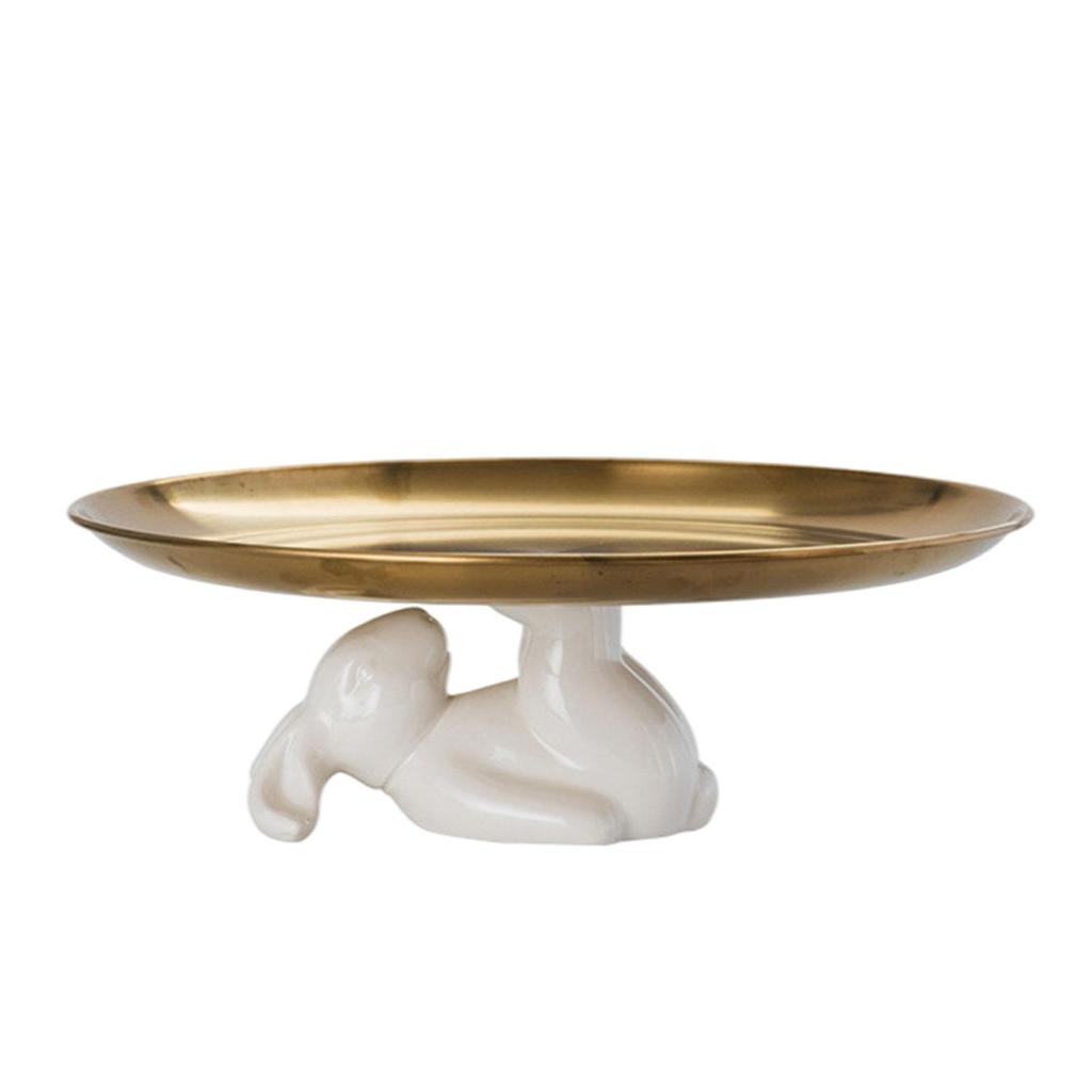 Bunny Dish Bowl Plate for Jewelry Necklace Bedroom Tableware Type