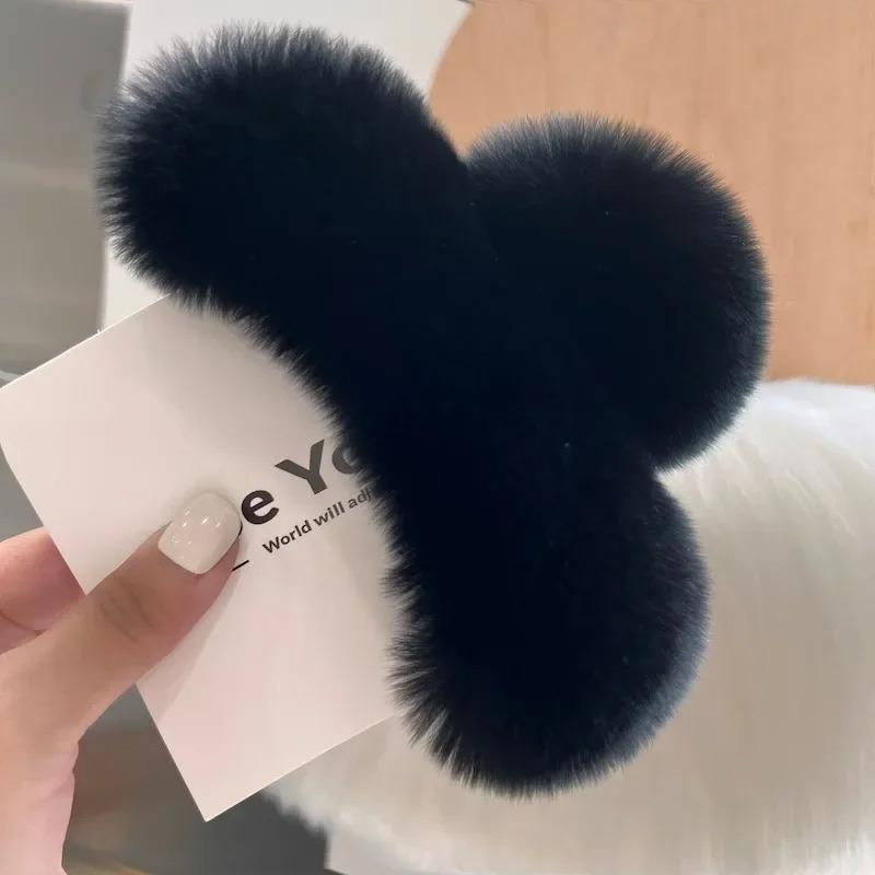 Hair Furry Claw Accessories for Women Clip Pinzas Para El Pelo Korean Fashion Headband Clips Pin Pinzas Pelo Hairclip Haarklem